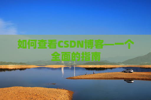 如何查看CSDN博客—一个全面的指南